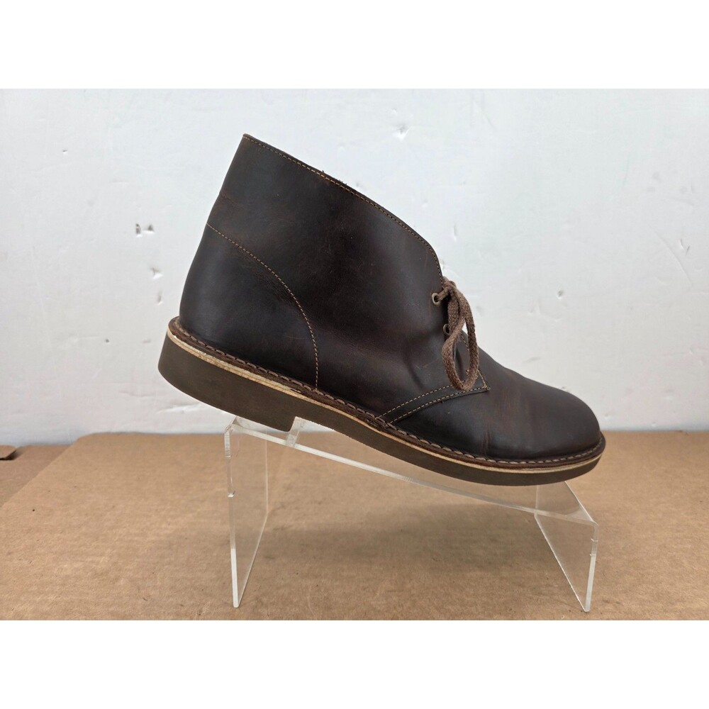 Clarks Bushacre Men's Chukka Boots Size 12 M Chocolate Brown 15522 Leather